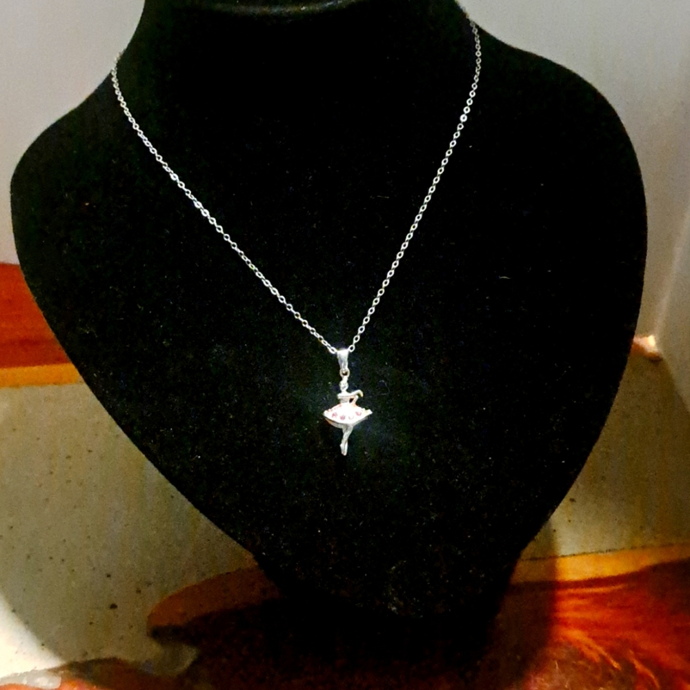 925 Avon Ballerina necklace